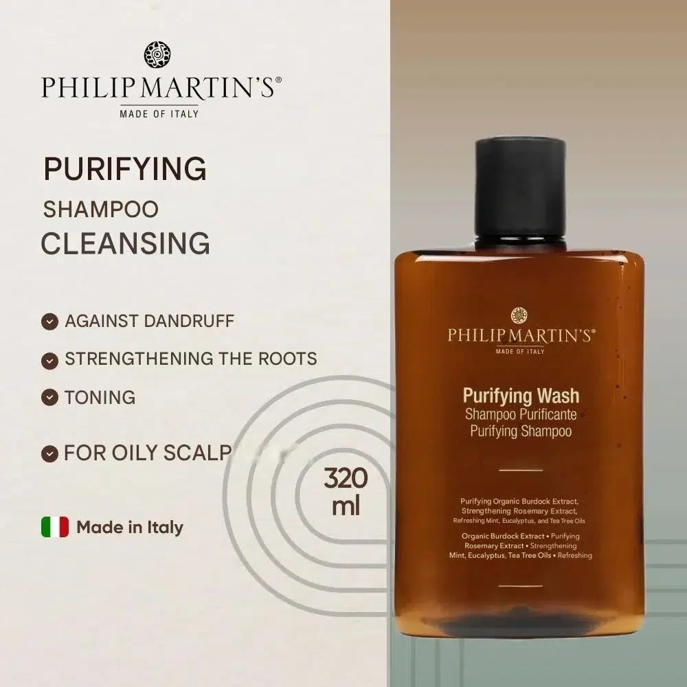 تصویر محصول شامپو ضد ریزش و کنترل چربی ۳۲۰ میل فیلیپ مارتینز | تقویت‌کننده و شاداب - نمای 3