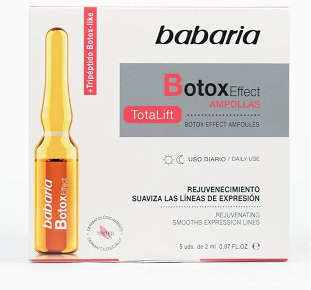 تصویر محصول ویال ۵ عددی ضد چروک فوری بوتاکس باباریا | جوان‌سازی و کاهش چین و چروک - نمای 3