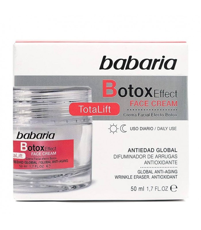 تصویر محصول کرم ضد چروک و بوتاکس افکت باباریا 50 میل | Babaria Botox Effect - نمای 2