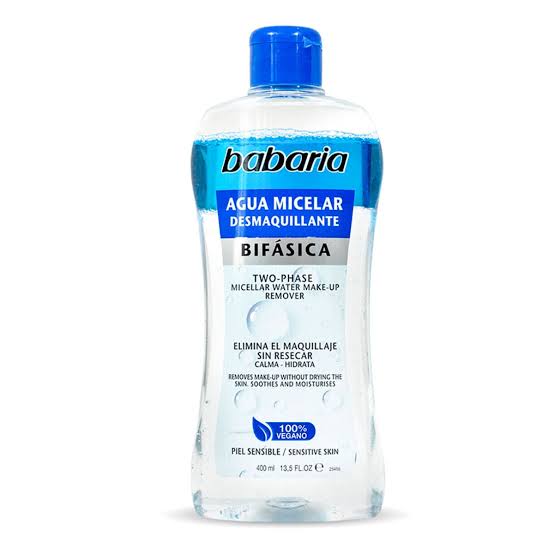 پاک کننده آرایش چشم و لب باباریا babaria حجم 100 میل 